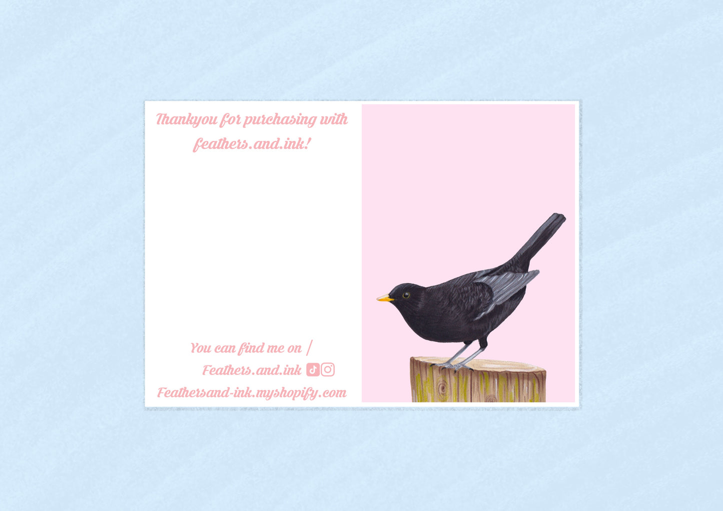 Blackbird Card A6
