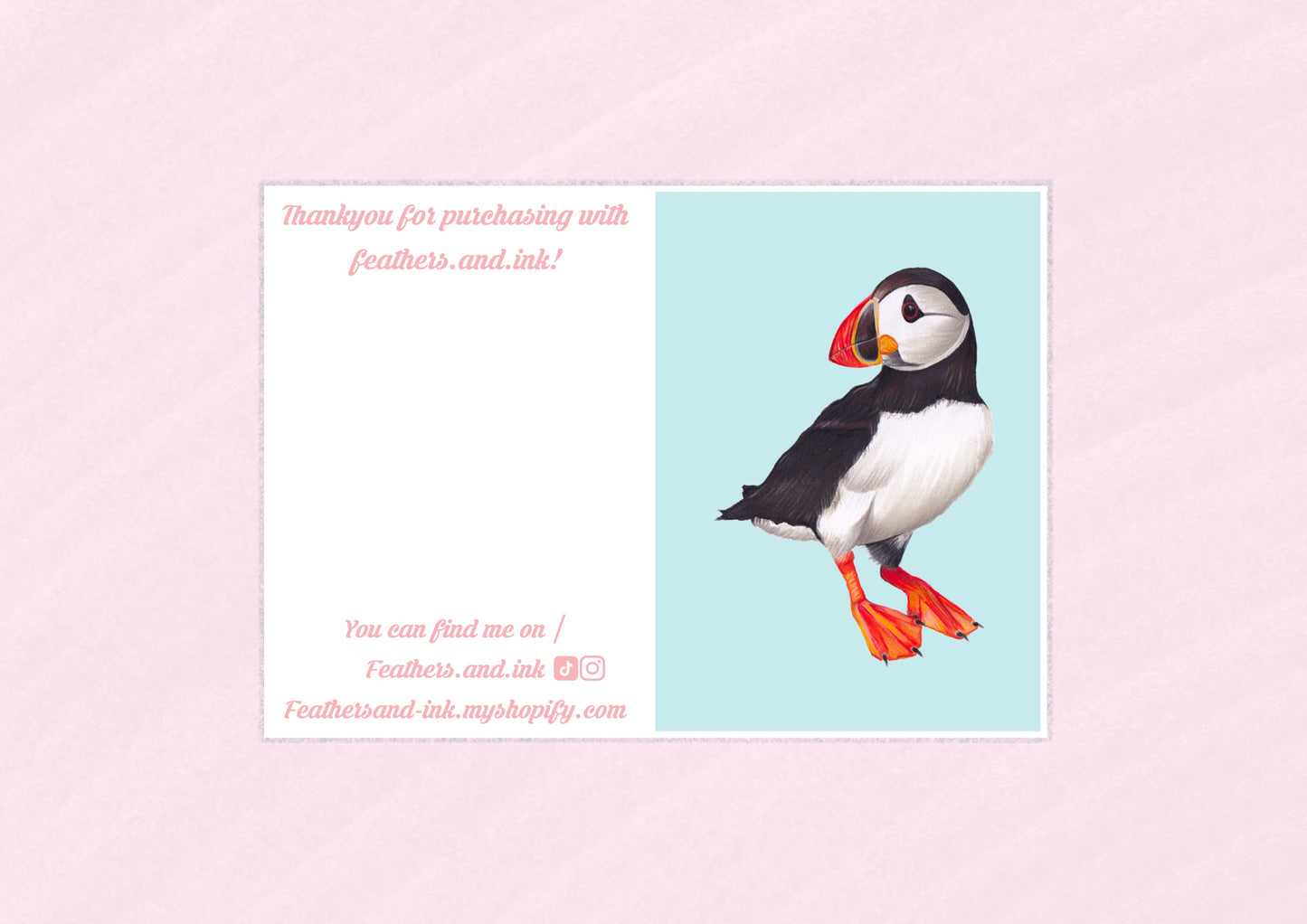 Puffin Card A6