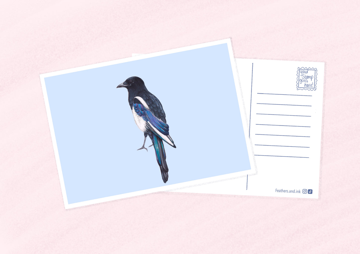 Magpie Postcards A6