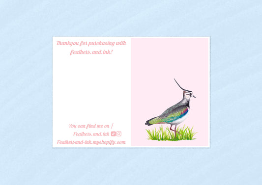 Lapwing Card A6