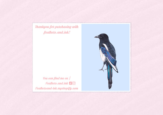Magpie Card A6