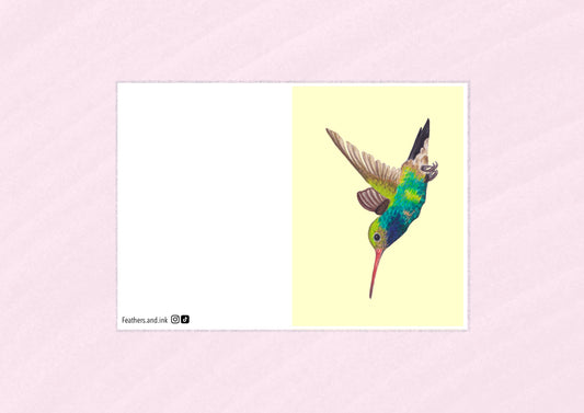 Hummingbird Card A6