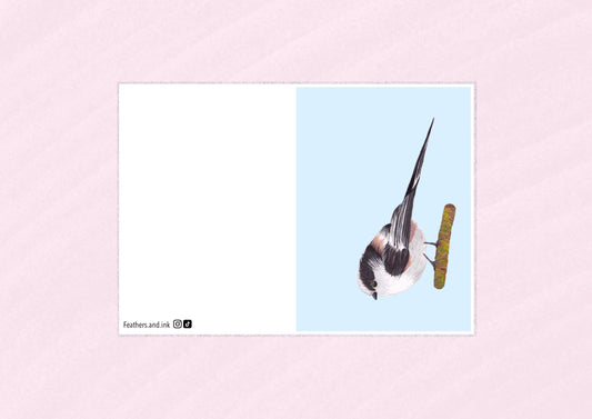 Long-tailed Tits Card A6