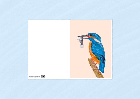 Kingfisher Card A6